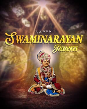 Exclusive Collection - Swaminarayan Jayanti poster Maker