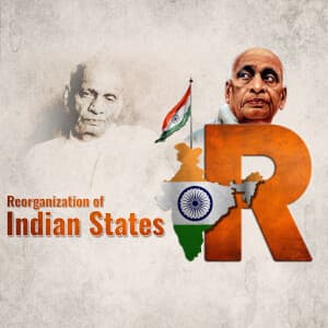 Sardar Patel Jayanti Alphabet Instagram flyer