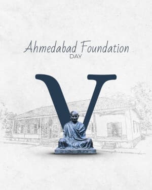 Special Alphabet - Ahmedabad Foundation Day festival image