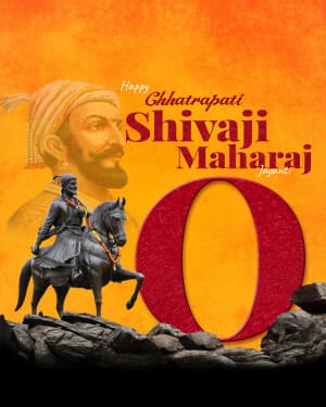 Special Alphabet - Chhatrapati Shivaji Maharaj Jayanti creative image