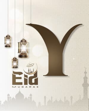 Basic Alphabet - Eid al Fitr event poster