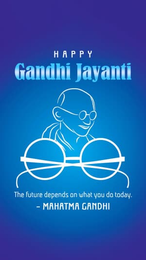 Gandhi Jayanti Insta Story Instagram banner