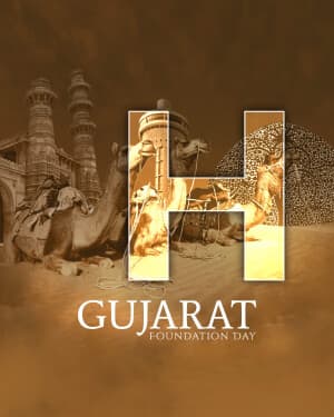 Basic Alphabet - Gujarat Foundation Day banner