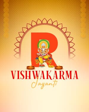 Vishwakarma Jayanti - Basic Alphabet banner