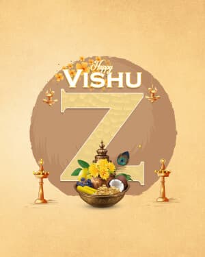 Alphabet - Vishu flyer