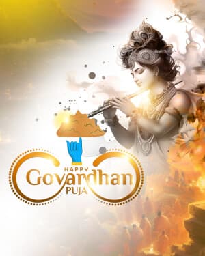 Govardhan Puja Exclusive Collection template