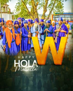 Premium Alphabet - Hola Mohalla festival image