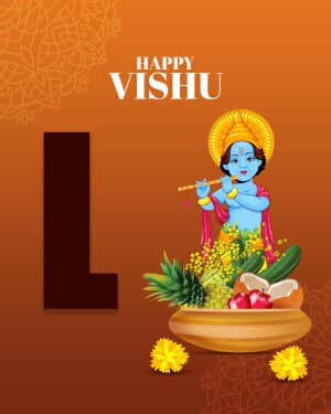 Special Alphabet - Vishu creative image