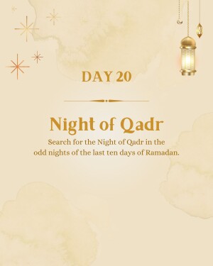 Ramadan Days ad post
