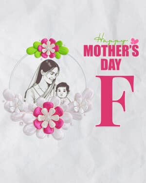 Alphabet - Mother's Day advertisement banner