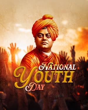 Exclusive Collection of National Youth Day banner
