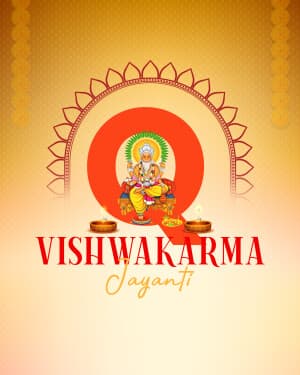 Vishwakarma Jayanti - Basic Alphabet poster