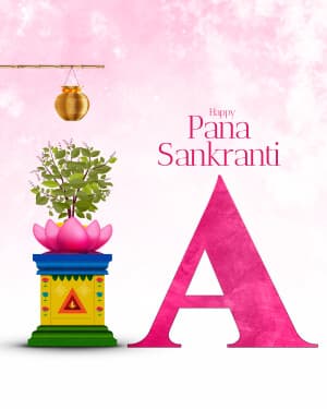 Premium Alphabet - Pana Sankranti flyer