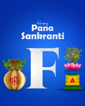 Premium Alphabet - Pana Sankranti advertisement banner