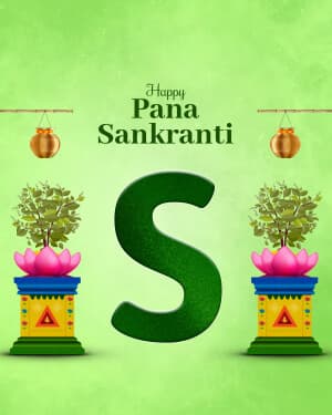 Special Alphabet - Pana Sankranti graphic