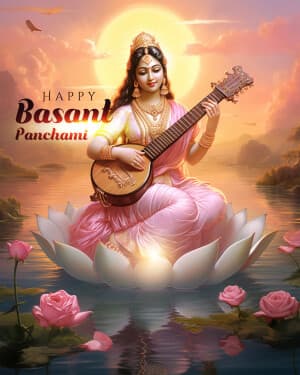 Exclusive Collection of Vasant Panchami poster