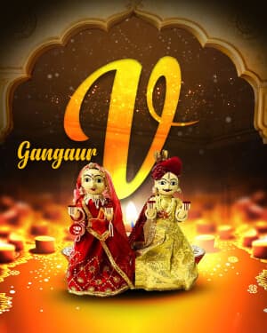 Special Alphabet - Gangaur flyer