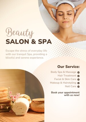 Beauty parlor and salon marketing post