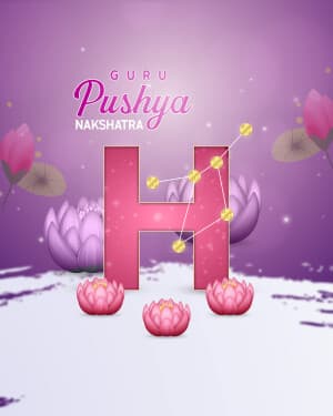 Special Alphabet - Guru pushya nakshatra video