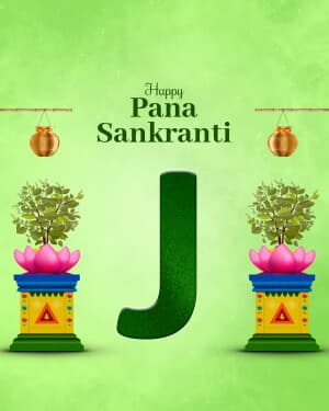 Special Alphabet - Pana Sankranti graphic