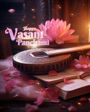 Exclusive Collection of Vasant Panchami poster Maker