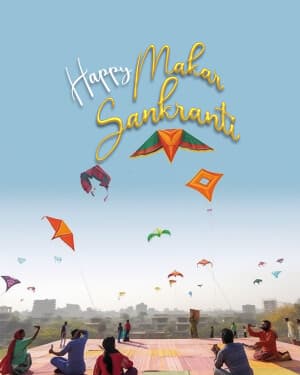 Exclusive Collection of Makar Sankranti event advertisement