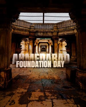 Exclusive Collection - Ahmedabad Foundation Day flyer
