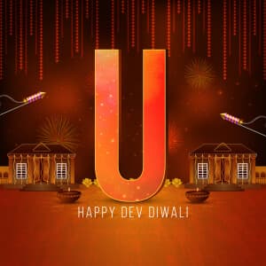 Dev Diwali  Premium Theme flyer