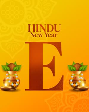 Special Alphabet - Hindu New Year poster Maker