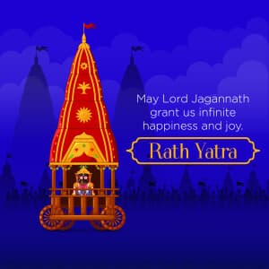 Rath Yatra greeting image