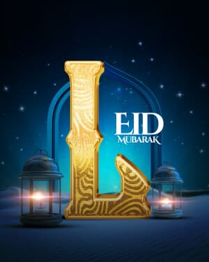 Special Alphabet - Eid al Fitr festival image