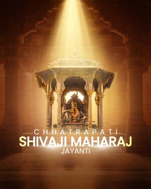 Exclusive Collection - Chhatrapati Shivaji Maharaj Jayanti event advertisement