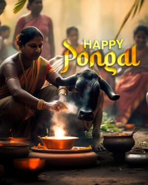 Exclusive Collection of Pongal event advertisement