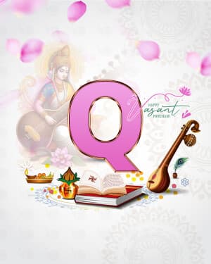 Vasant Panchami - Special Alphabet event advertisement