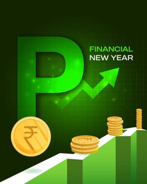 Basic alphabet - Financial New Year poster Maker