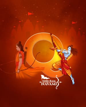 Basic Alphabet - Ram Navami event advertisement