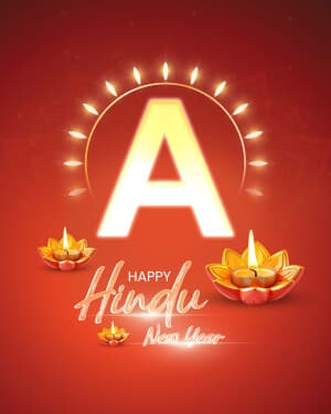 Basic Alphabet - Hindu New Year Facebook Poster