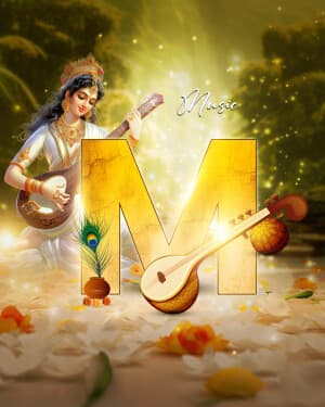 Vasant Panchami - Exclusive Alphabet Instagram Post