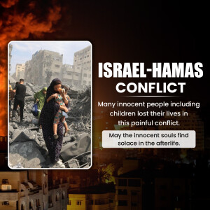 Israel-Hamas Conflict Social Media poster