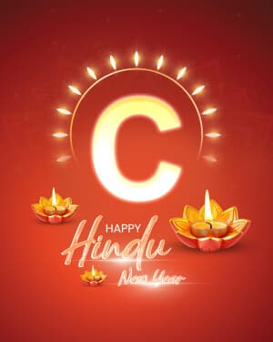Basic Alphabet - Hindu New Year event poster