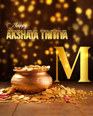 Akshaya Tritiya - Premium Alphabet banner