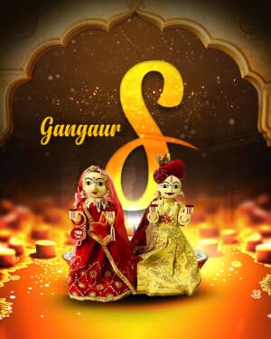 Special Alphabet - Gangaur graphic