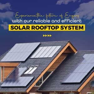 Solar Rooftop System business banner