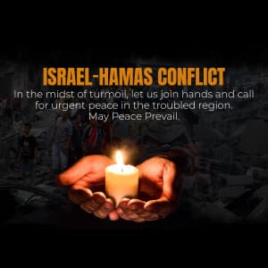 Israel-Hamas Conflict poster Maker