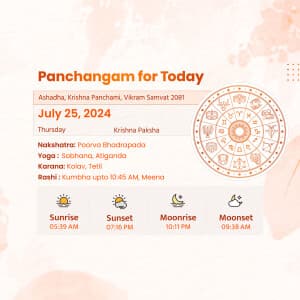 Panchangam template