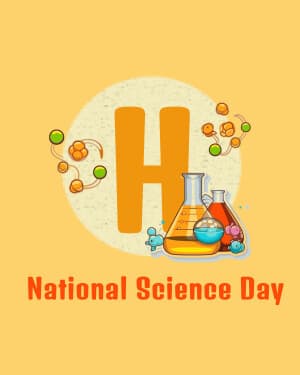 Special Alphabet - National Science Day graphic