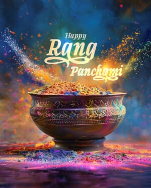 Exclusive Collection - Rang Panchami whatsapp status poster