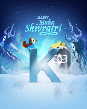 Basic Alphabet - Maha Shivaratri event advertisement