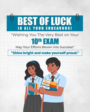 10th Exam Instagram banner