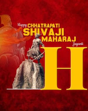 Special Alphabet - Chhatrapati Shivaji Maharaj Jayanti graphic